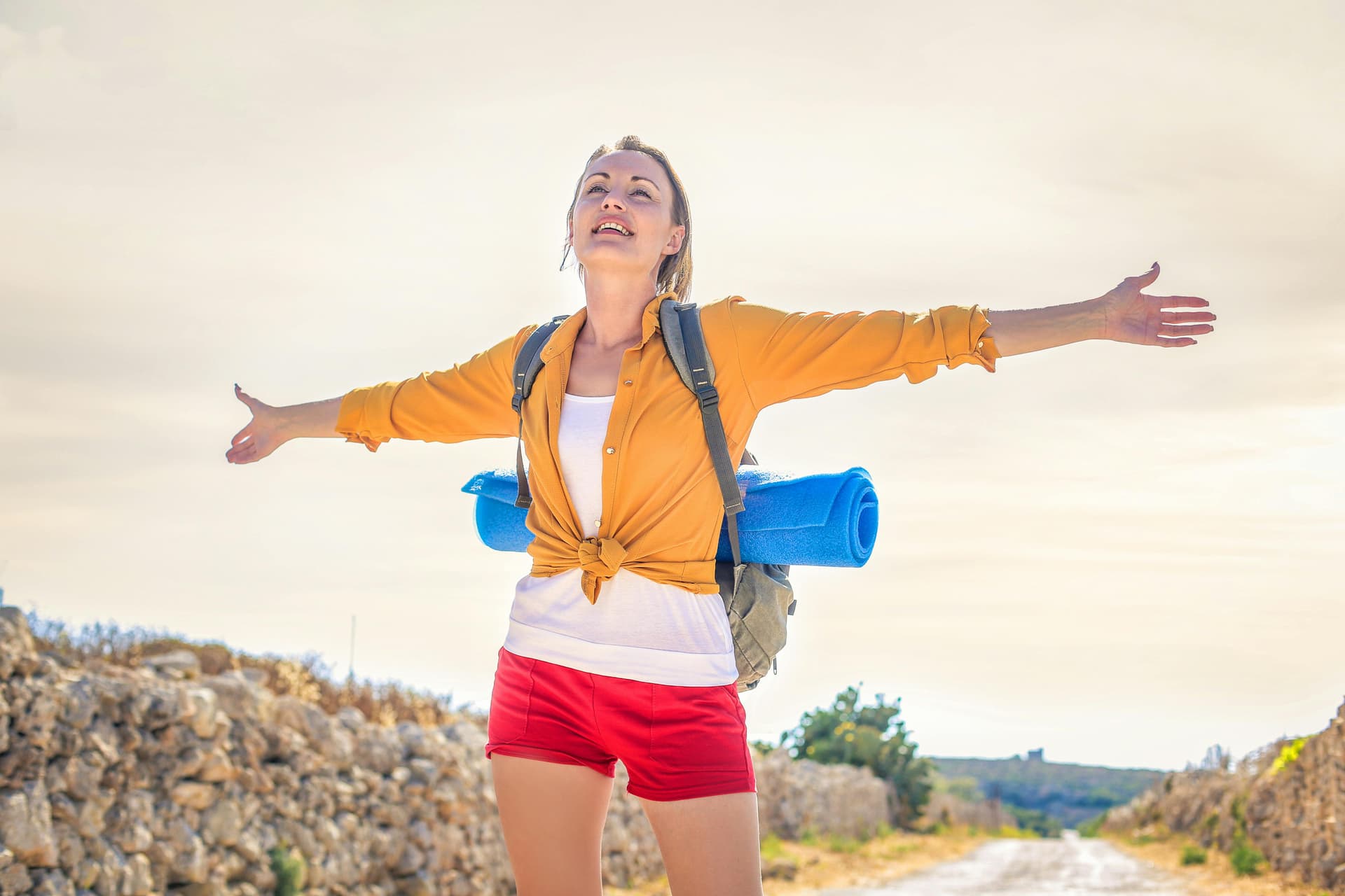 Woman jogging on the beach